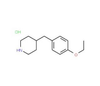 4-(4-Ethoxy-benzyl)-piperidine hydrochloride (CAS 1170957-07-9) - chemical structure image