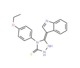 4-(4-Ethoxy-phenyl)-5-(1H-indol-3-yl)-4H-[1,2,4]triazole-3-thiol - chemical structure image