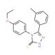 4-(4-Ethoxy-phenyl)-5-m-tolyl-4H-[1,2,4]triazole-3-thiol (CAS 713506-46-8) - chemical structure image