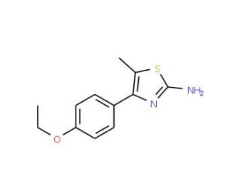 4-(4-Ethoxy-phenyl)-5-methyl-thiazol-2-ylamine - chemical structure image