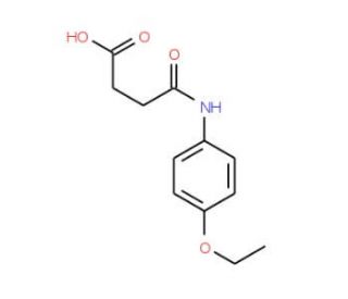 4-(4-Ethoxyanilino)-4-oxobutanoic acid (CAS 59256-45-0) - chemical structure image