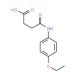 4-(4-Ethoxyanilino)-4-oxobutanoic acid (CAS 59256-45-0) - chemical structure image