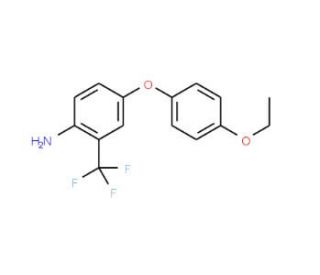 4-(4-Ethoxyphenoxy)-2-(trifluoromethyl)aniline - chemical structure image