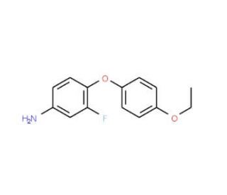 4-(4-Ethoxyphenoxy)-3-fluoroaniline - chemical structure image