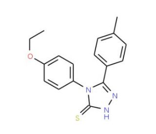 4-(4-ethoxyphenyl)-5-(4-methylphenyl)-4H-1,2,4-triazole-3-thiol - chemical structure image