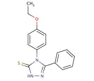 4-(4-ethoxyphenyl)-5-phenyl-4H-1,2,4-triazole-3-thiol (CAS 299922-17-1) - chemical structure image