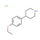 4-(4-Ethoxyphenyl)piperidine hydrochloride - chemical structure image