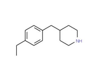 4-(4-Ethyl-benzyl)-piperidine (CAS 781595-51-5) - chemical structure image