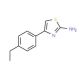 4-(4-Ethyl-phenyl)-thiazol-2-ylamine (CAS 85112-35-2) - chemical structure image