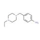 4-(4-Ethyl-piperazin-1-ylmethyl)-phenylamine (CAS 611225-86-6) - chemical structure image
