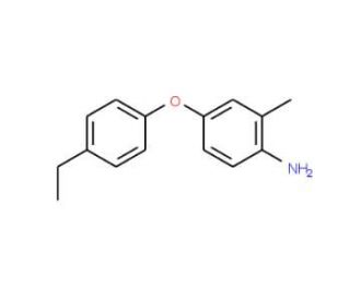 4-(4-Ethylphenoxy)-2-methylaniline - chemical structure image