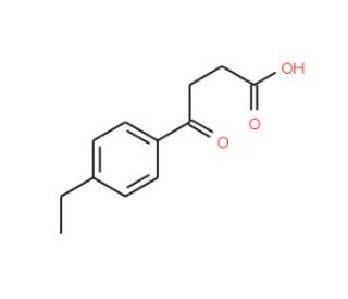 4-(4-ethylphenyl)-4-oxobutanoic acid (CAS 49594-75-4) - chemical structure image