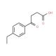4-(4-ethylphenyl)-4-oxobutanoic acid (CAS 49594-75-4) - chemical structure image