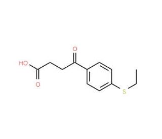 4-(4-Ethylthiophenyl)-4-oxobutyric acid (CAS 7028-68-4) - chemical structure image
