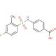 4-(4-Fluoro-2-methyl-benzenesulfonylamino)-benzoic acid - chemical structure image