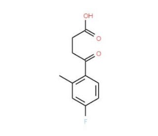 4-(4-Fluoro-2-methyl-phenyl)-4-oxo-butyric acid - chemical structure image