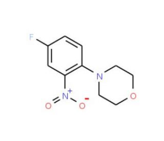 4-(4-Fluoro-2-nitrophenyl)morpholine (CAS 238418-75-2) - chemical structure image