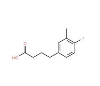 4-(4-Fluoro-3-methyl-phenyl)-butyric acid (CAS 331-43-1) - chemical structure image