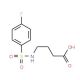 4-(4-Fluoro-benzenesulfonylamino)-butyric acid - chemical structure image