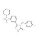 4-(4-Fluoro-benzyl)-5-[3-(morpholine-4-sulfonyl)-phenyl]-4H-[1,2,4]triazole-3-thiol - chemical structure image