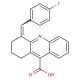 4-(4-Fluoro-benzylidene)-1,2,3,4-tetrahydro-acridine-9-carboxylic acid - chemical structure image
