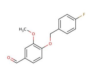 4-(4-Fluoro-benzyloxy)-3-methoxy-benzaldehyde (CAS 321432-05-7) - chemical structure image