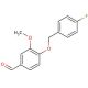 4-(4-Fluoro-benzyloxy)-3-methoxy-benzaldehyde (CAS 321432-05-7) - chemical structure image