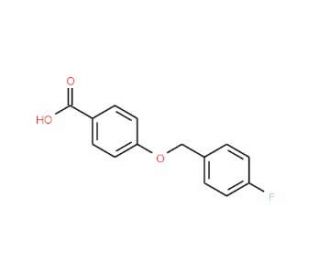 4-(4-Fluoro-benzyloxy)-benzoic acid - chemical structure image