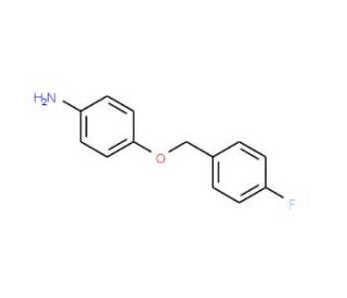 4-(4-Fluoro-benzyloxy)-phenylamine - chemical structure image