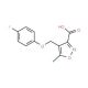 4-(4-Fluoro-phenoxymethyl)-5-methyl-isoxazole-3-carboxylic acid - chemical structure image