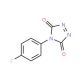 4-(4-Fluoro-phenyl)-[1,2,4]triazole-3,5-dione - chemical structure image
