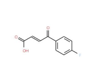 4-(4-Fluoro-phenyl)-4-oxo-but-2-enoic acid (CAS 777-15-1) - chemical structure image