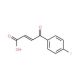 4-(4-Fluoro-phenyl)-4-oxo-but-2-enoic acid (CAS 777-15-1) - chemical structure image