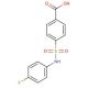 4-(4-Fluoro-phenylsulfamoyl)-benzoic acid - chemical structure image