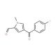 4-(4-Fluorobenzoyl)-1-methyl-1H-pyrrole-2-carboxaldehyde (CAS 128843-61-8) - chemical structure image