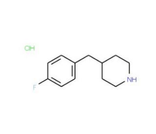4-(4-Fluorobenzyl)piperidine hydrochloride (CAS 193357-52-7) - chemical structure image