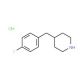 4-(4-Fluorobenzyl)piperidine hydrochloride (CAS 193357-52-7) - chemical structure image