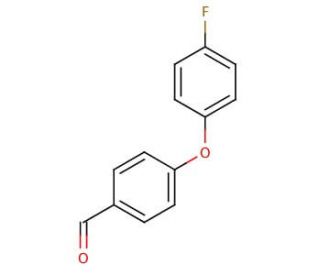 4-(4-Fluorophenoxy)benzaldehyde (CAS 137736-06-2) - chemical structure image