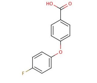 4-(4-Fluorophenoxy)benzoic acid (CAS 129623-61-6) - chemical structure image
