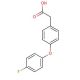 4-(4-Fluorophenoxy)phenylacetic acid (CAS 41073-15-8) - chemical structure image