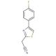 [4-(4-fluorophenyl)-1,3-thiazol-2-yl]acetonitrile (CAS 342405-40-7) - chemical structure image