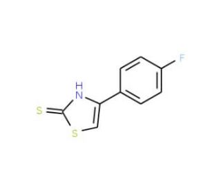 4-(4-fluorophenyl)-1,3-thiazole-2-thiol (CAS 42365-73-1) - chemical structure image