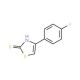 4-(4-fluorophenyl)-1,3-thiazole-2-thiol (CAS 42365-73-1) - chemical structure image