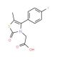 [4-(4-fluorophenyl)-5-methyl-2-oxo-1,3-thiazol-3(2H)-yl]acetic acid - chemical structure image