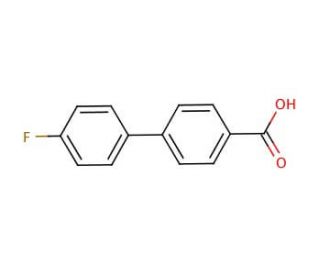 4-(4-Fluorophenyl)benzoic acid (CAS 5731-10-2) - chemical structure image