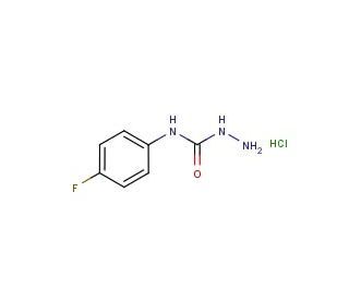 4-(4-Fluorophenyl)semicarbazide hydrochloride - chemical structure image