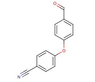4-(4-Formylphenoxy)benzonitrile (CAS 90178-71-5) - chemical structure image