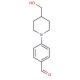 4-[4-(Hydroxymethyl)piperidino]benzene carbaldehyde - chemical structure image