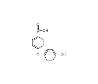 4-(4-Hydroxyphenoxy)benzoic Acid (CAS 500-76-5) - chemical structure image