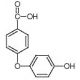 4-(4-Hydroxyphenoxy)benzoic Acid (CAS 500-76-5) - chemical structure image